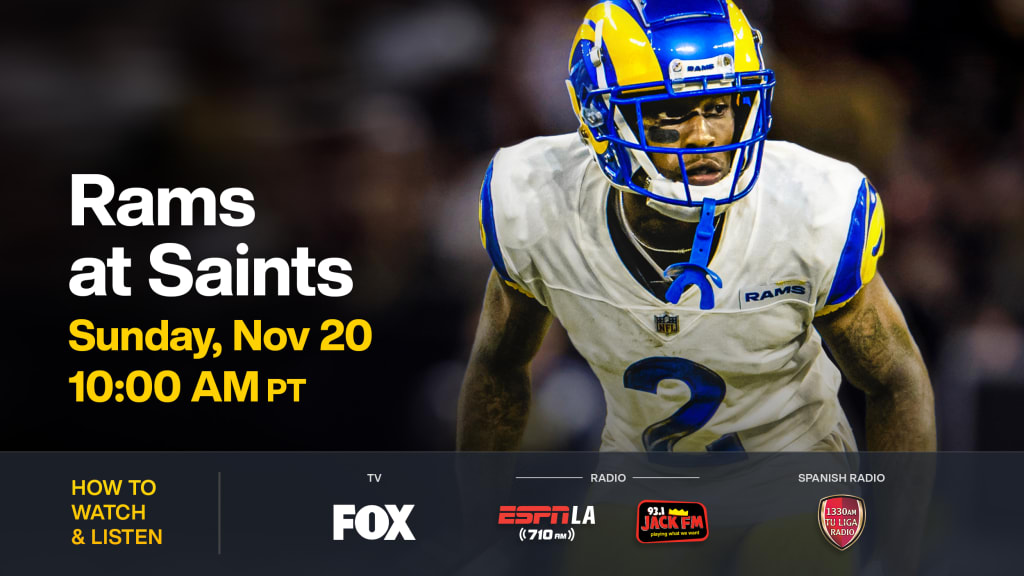 Rams vs Saints Prediction, Stream, Odds & Picks Nov 20