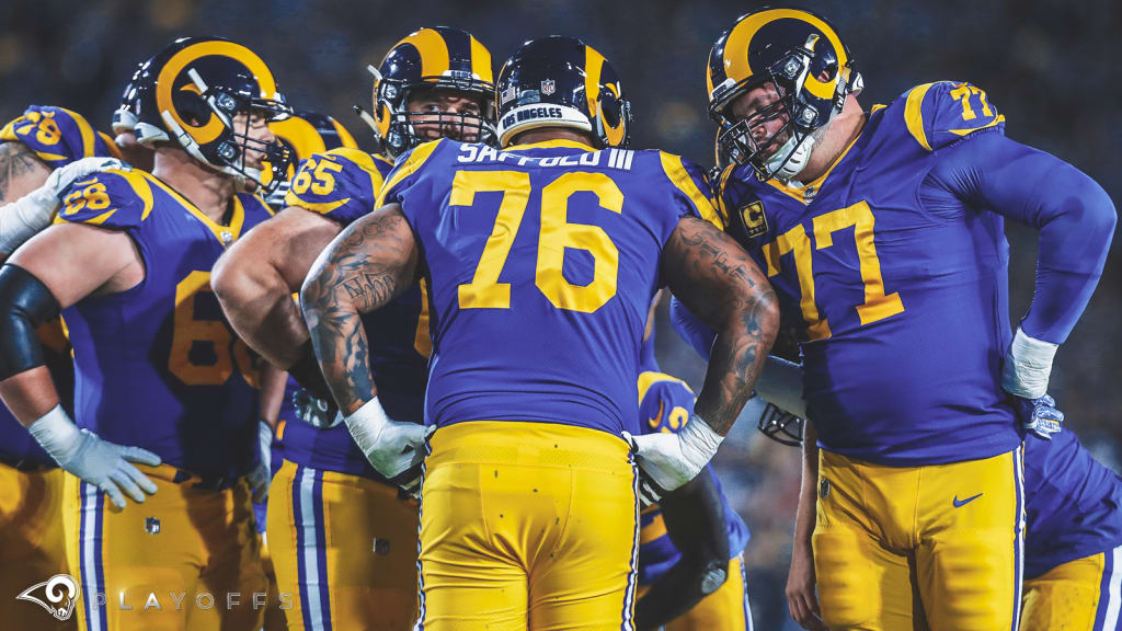 NFL Auction  STS - Rams Rodger Saffold Historic Monday Night Game