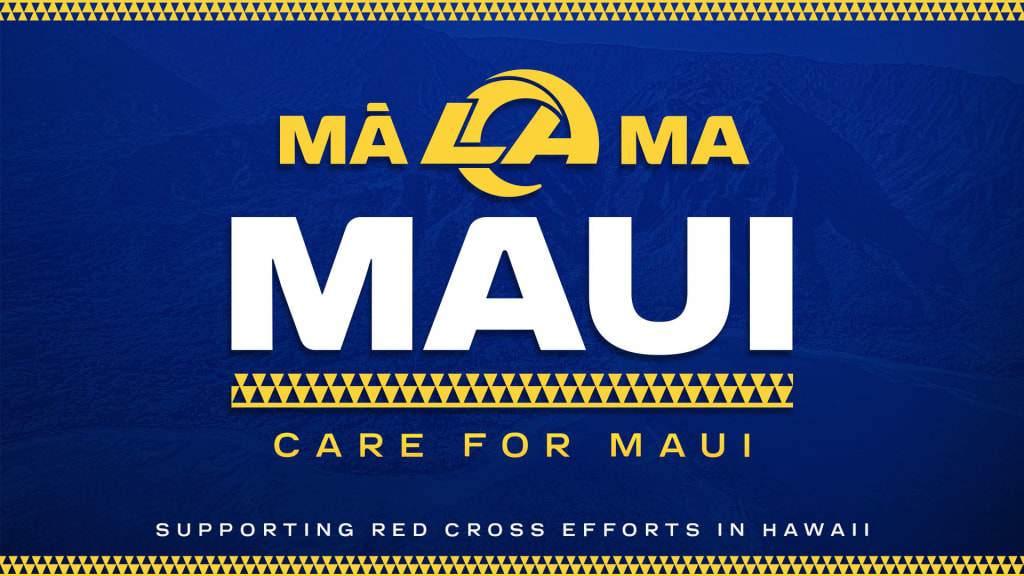 Why are the Rams wearing Maui shirts? Team selling gear to raise money for  Hawaii wildfire victims