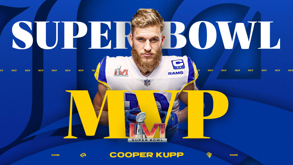 Rams Cooper Kupp Super Bowl LVI MVP Art