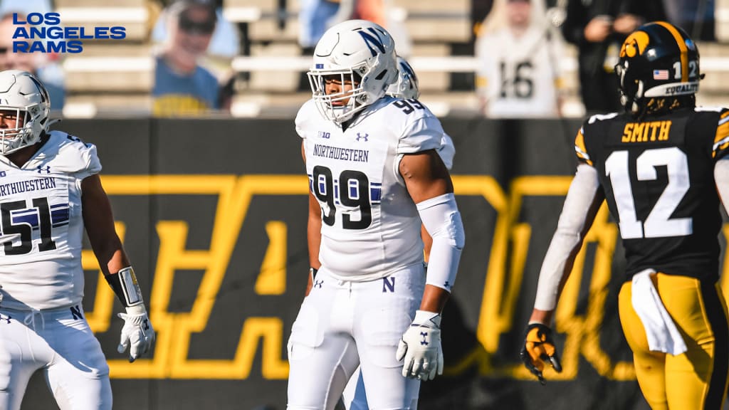 Los Angeles Rams defensive end Earnest Brown IV (90) puts his