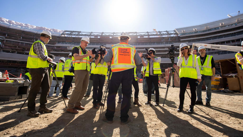 Construction on NFL stadium in Inglewood is 40 percent finished