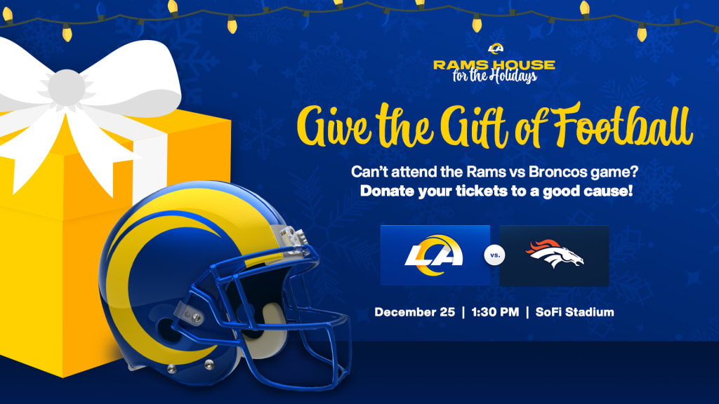 Los Angeles Rams launch 'Rams House for the Holidays' to encourage Season  Ticket Members to donate tickets to deserving organizations