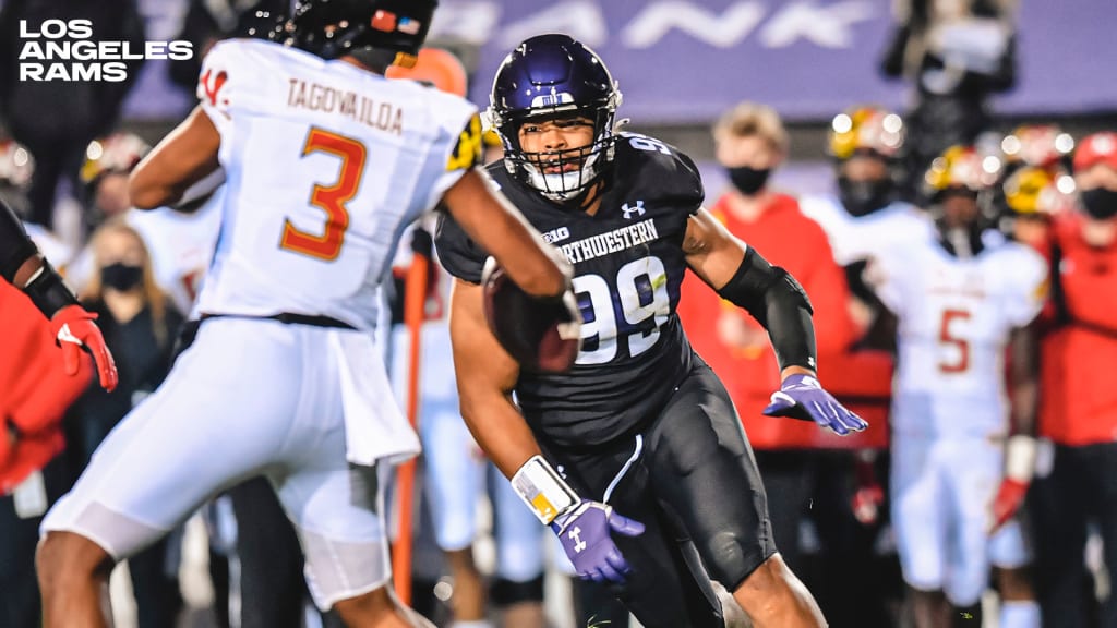 Los Angeles Rams defensive end Earnest Brown IV (90) puts his