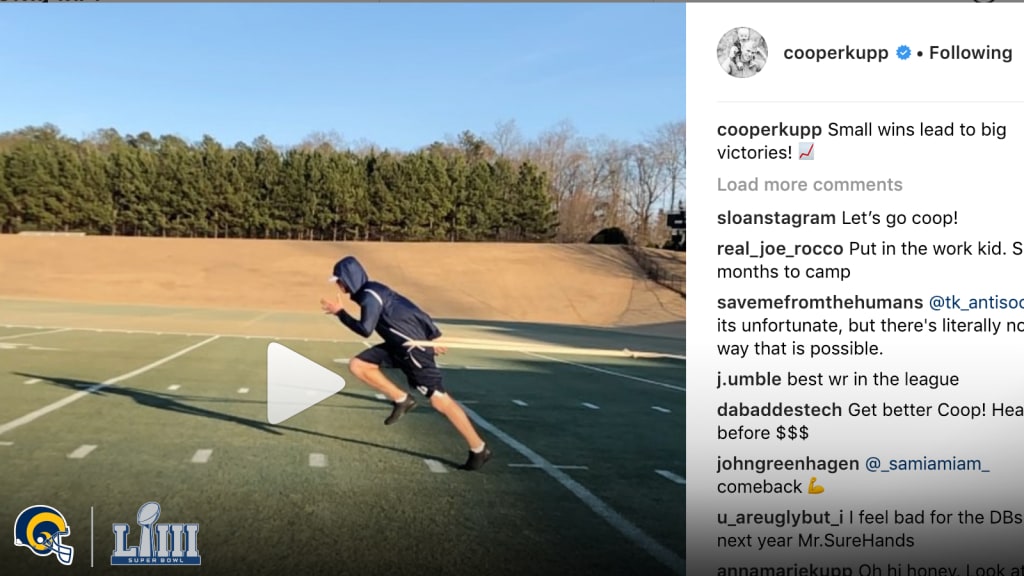 Cooper Kupp Shares Video Of Workout With Caption Small Wins Lead To Big Victories