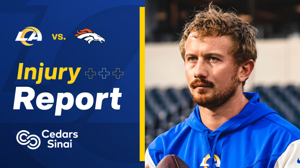 Injury Report 12/23: Center Brian Allen, defensive lineman Aaron Donald and  quarterback John Wolford among seven Rams ruled out for Week 16 vs. Broncos