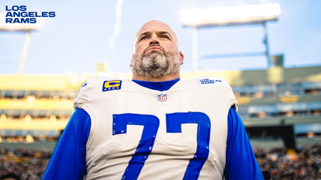 Super Bowl LVI LA Rams Andrew Whitworth Walter Payton  Man-of-Year⭐PLASTIC⭐Patch