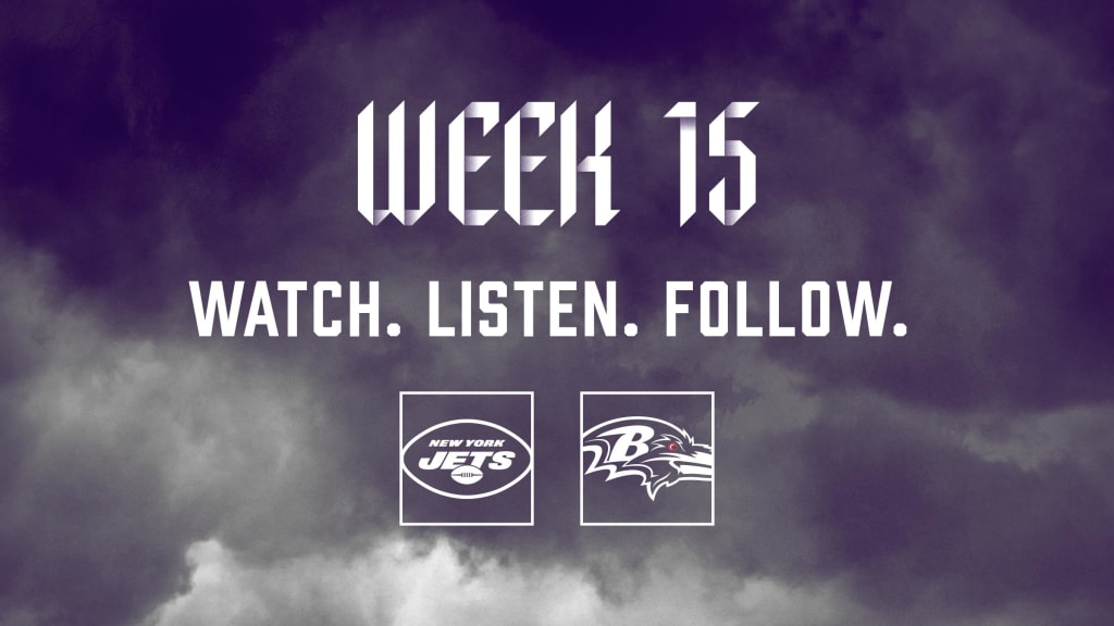 How to Watch Listen and Live Stream Ravens vs. Jets