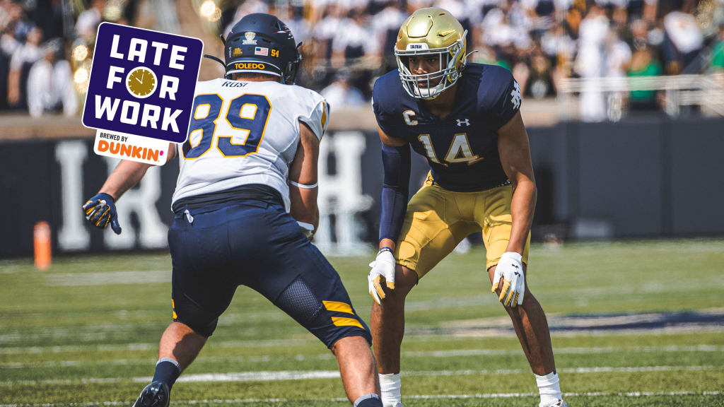 Kyle Hamilton goes 14th overall to the Baltimore Ravens — Congrats, Kyle! :  r/notredamefootball