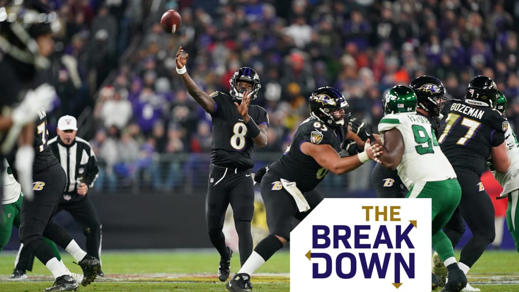 Jackson, Ravens Beat Jets 42-21 To Clinch AFC North Title