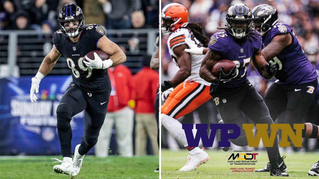 Ravens TE Mark Andrews, WR Rashod Bateman, RB Gus Edwards exit