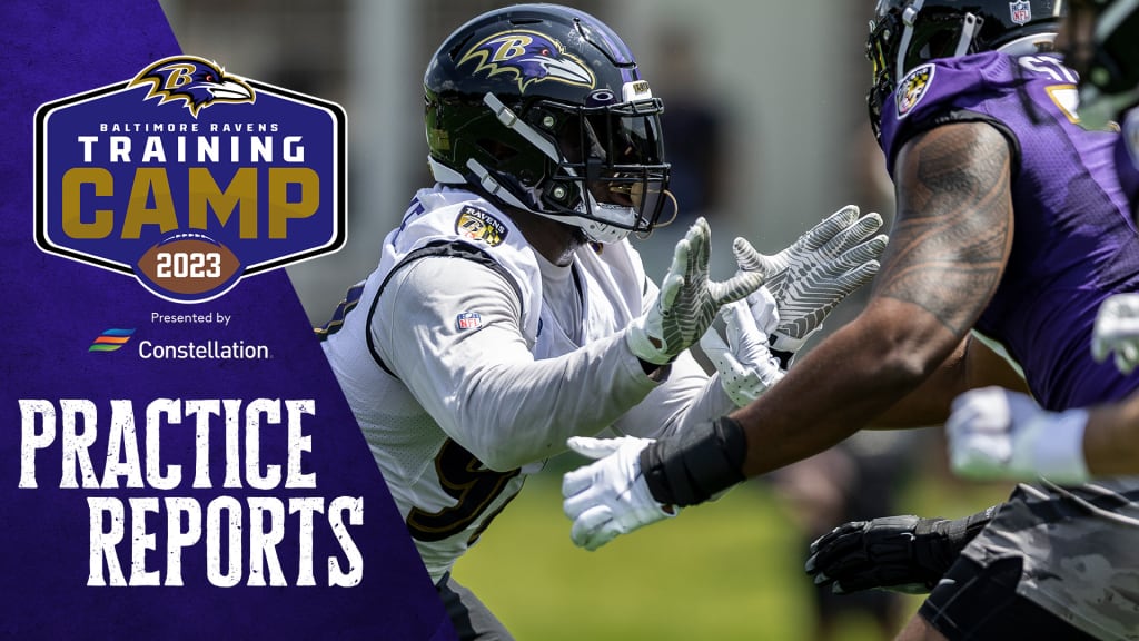 Laquon Treadwell of the Baltimore Ravens warms up prior to an NFL