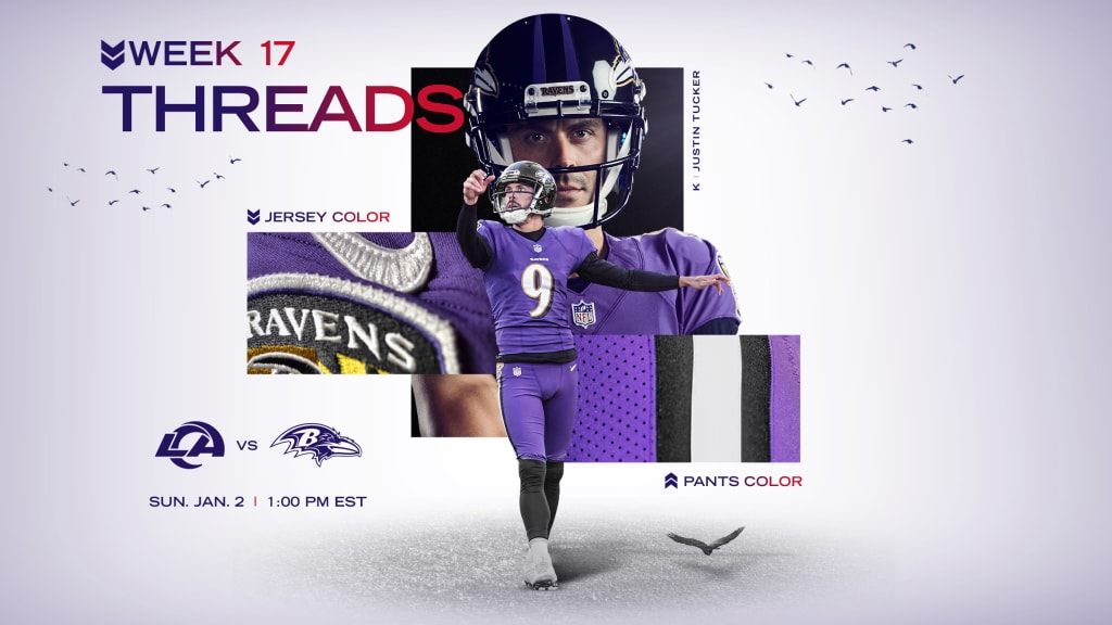 Gameday Threads: Ravens Bust Out Rare Uniform for Must-Win Rams Game