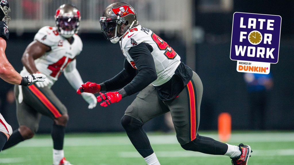 Baltimore Ravens linebacker Jason Pierre-Paul (4) in action during the  first half of an NFL football game against the Denver Broncos, Sunday, Dec.  4, 2022, in Baltimore. (AP Photo/Nick Wass Stock Photo 