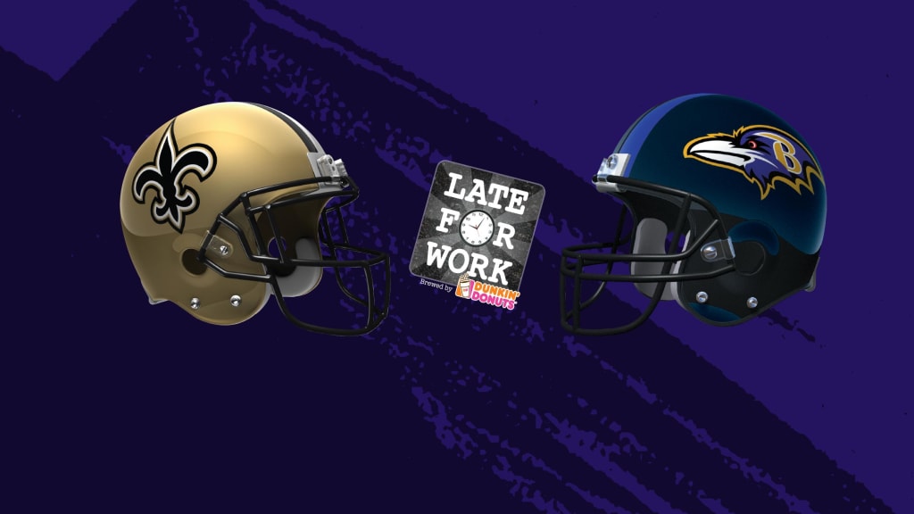 Late for Work 10/19: Predictions for Ravens vs. Saints