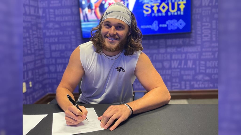 Baltimore Ravens rookie punter Jordan Stout rocking the Raps cap after a  win on Monday Night Football : r/torontoraptors