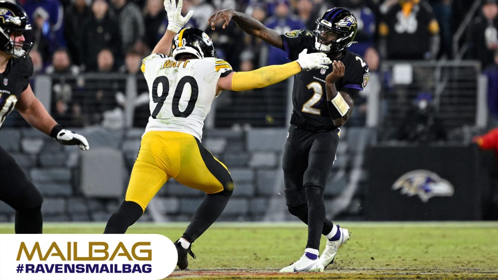 BALTIMORE, MD - JANUARY 01: Baltimore Ravens quarterback Lamar Jackson (8)  after the game between the Pittsburgh Steelers and the Baltimore Ravens on January  1, 2023 at M&T Bank Stadium in Baltimore