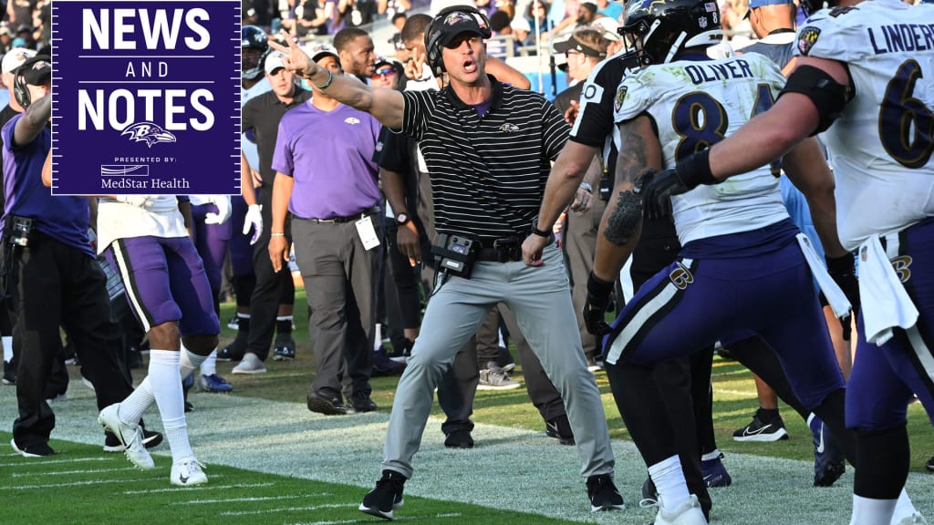 John Harbaugh reacts to controversial touchdown call in Ravens loss to  Jaguars