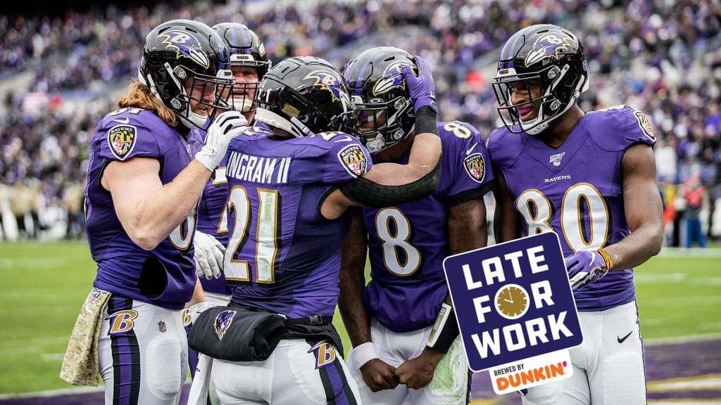 Late For Work 11 18 Nfl S Best Ravens Look The Part In Rout Of