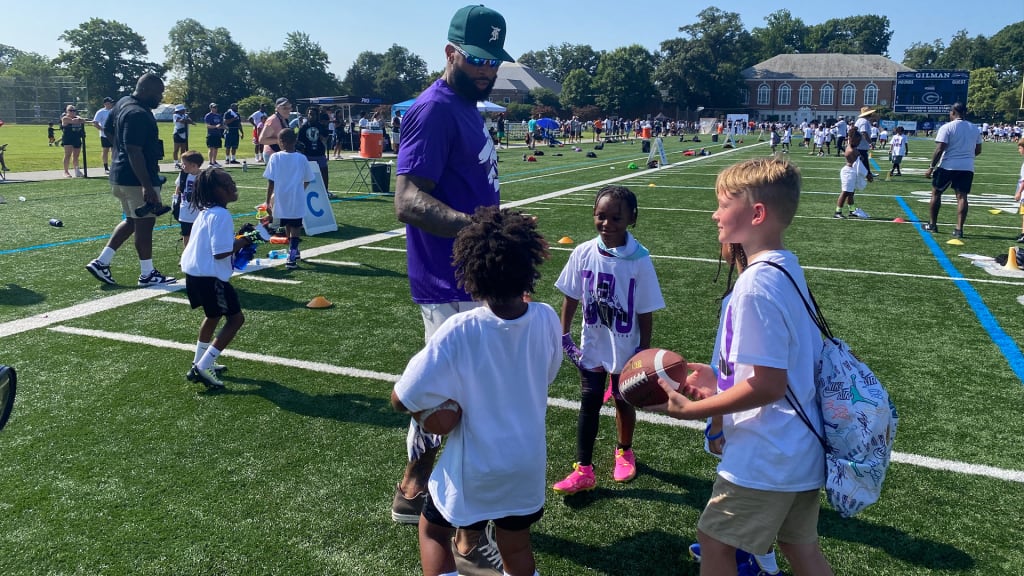 Odell Beckham Jr. hosts youth football camp in Strongsville ahead of  Cleveland Browns training camp Thursday