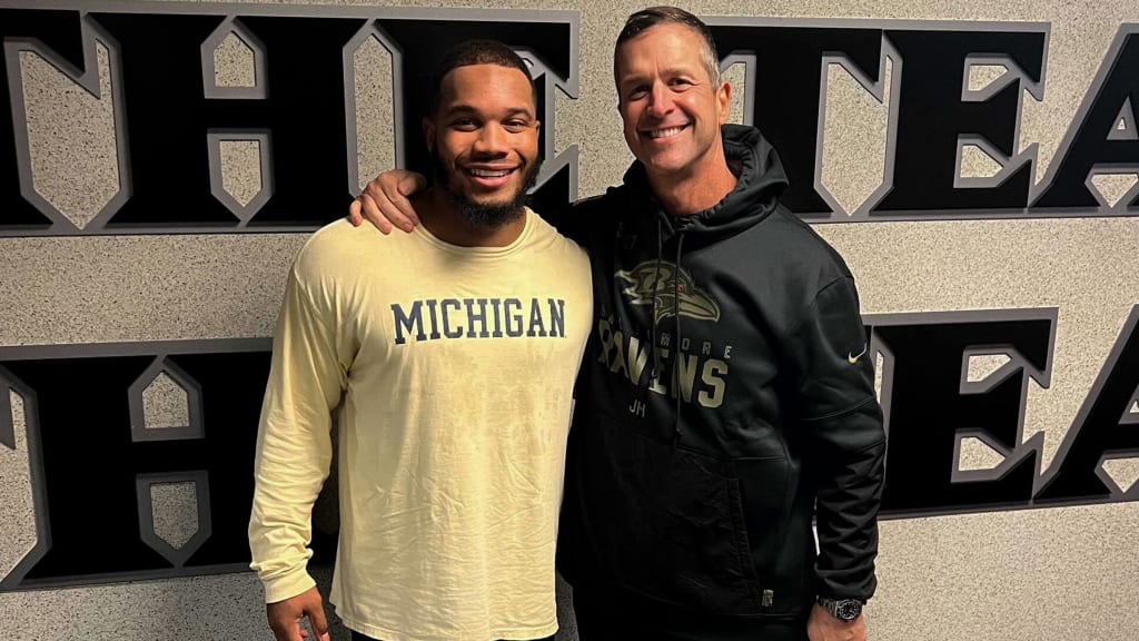 Former Ohio State football star J.K. Dobbins wore Michigan shirt