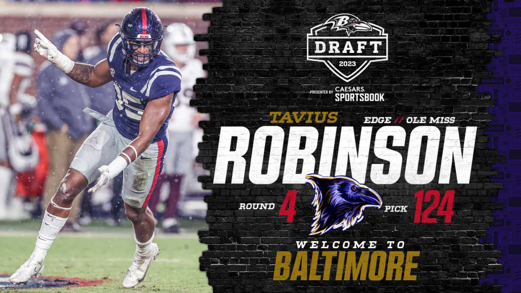 Ravens 2023 draft: Baltimore picks EDGE Tavius Robinson with No