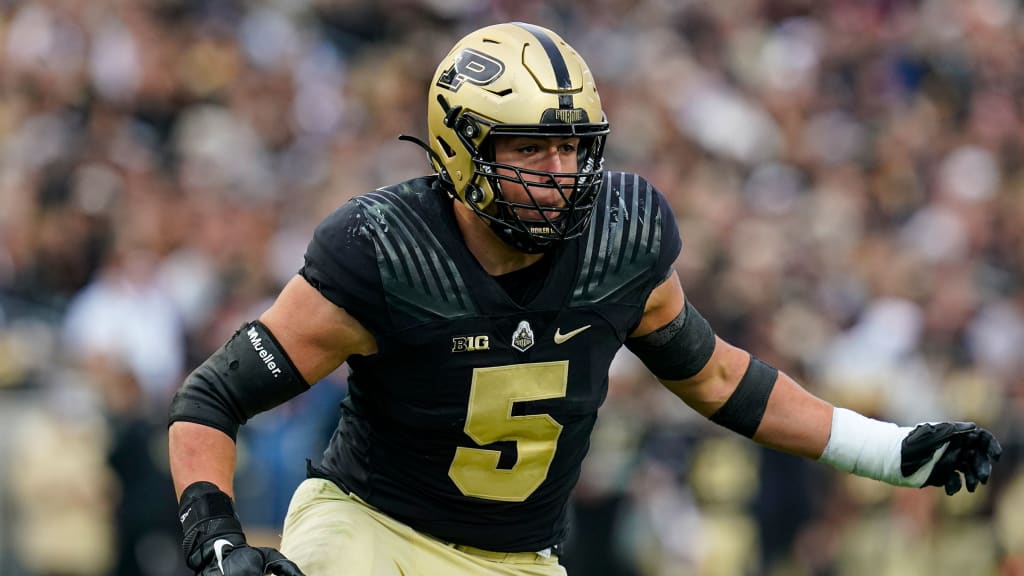 Edge George Karlaftis (Purdue) NFL Combine Press Conference