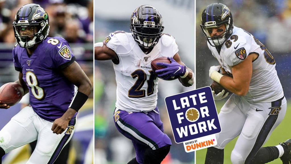 Late for Work 5/27: Ravens' 'Triplet' Ranks Among NFL's Elite