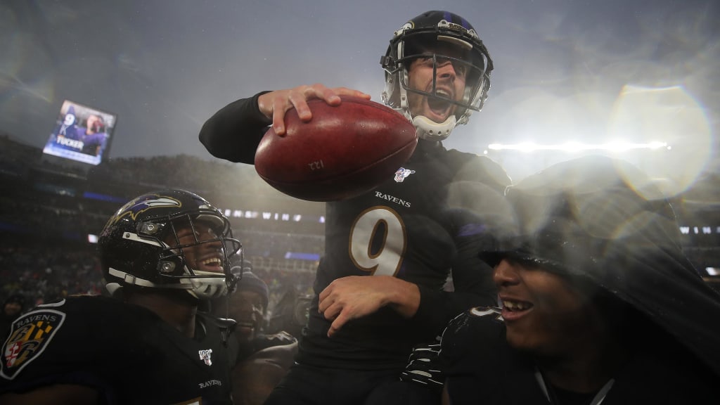 Watch: Justin Tucker is arguably the best kicker in the NFL but