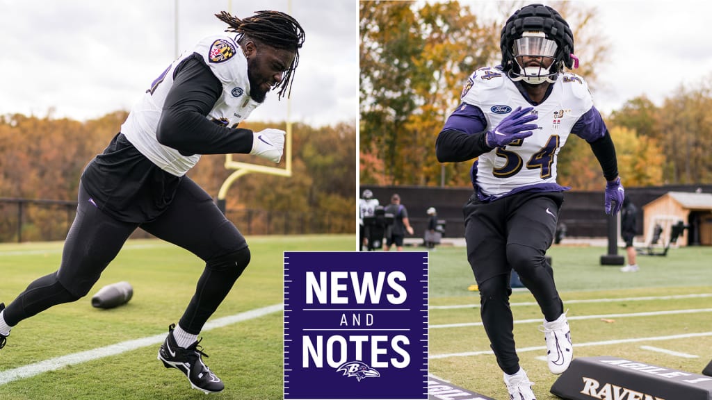 Ravens OLBs Tyus Bowser, David Ojabo return to practice