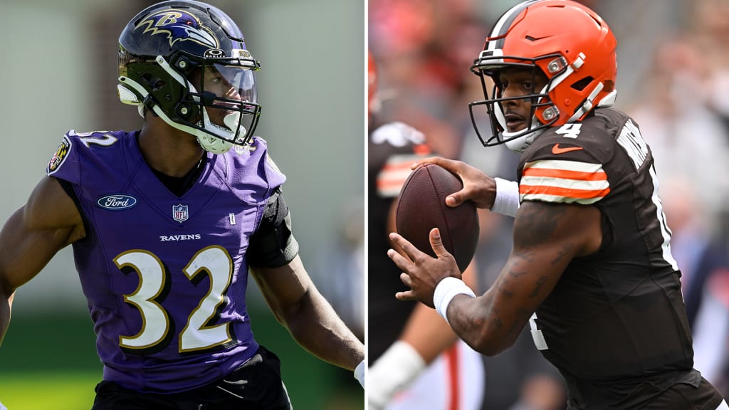 Browns QB Deshaun Watson, Ravens S Marcus Williams, LT Ronnie