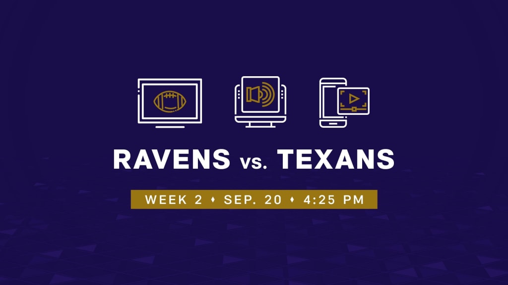 How to listen: Texans at Ravens, Orioles at Red Sox on Sept. 10