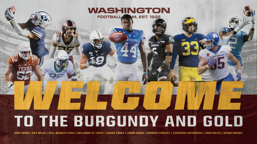 Washington Football Team signs entire 2021 draft class - DC Sports King