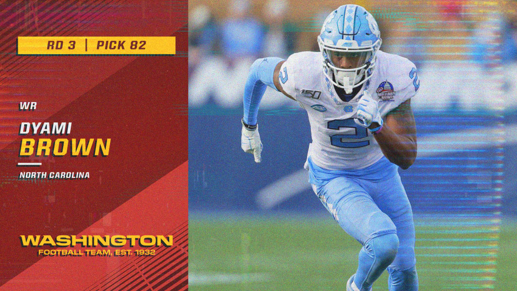 2021 NFL Draft: Washington selects UNC WR Dyami Brown