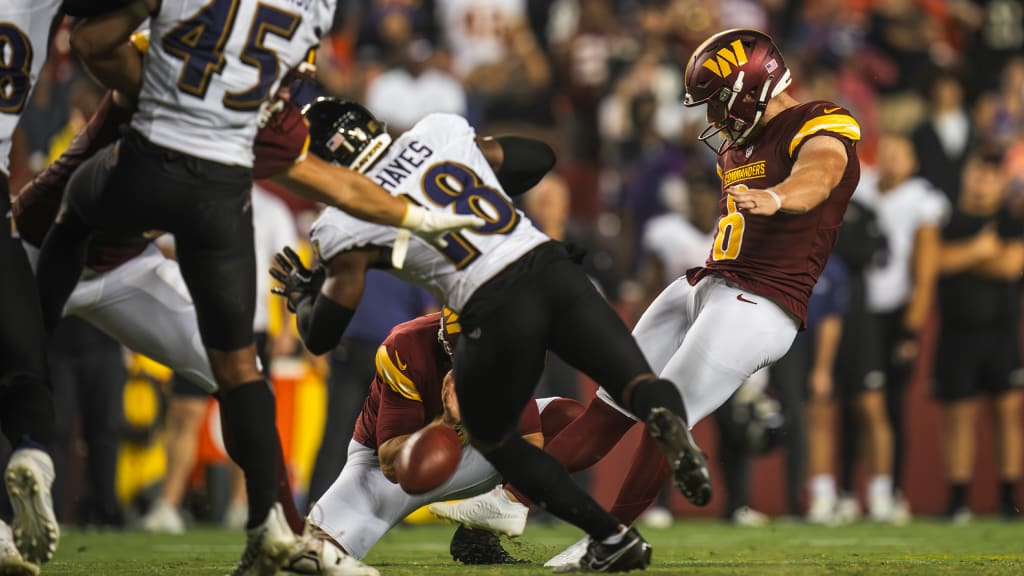 Washington Commanders kicker Joey Slye makes 38-yard FG with ease