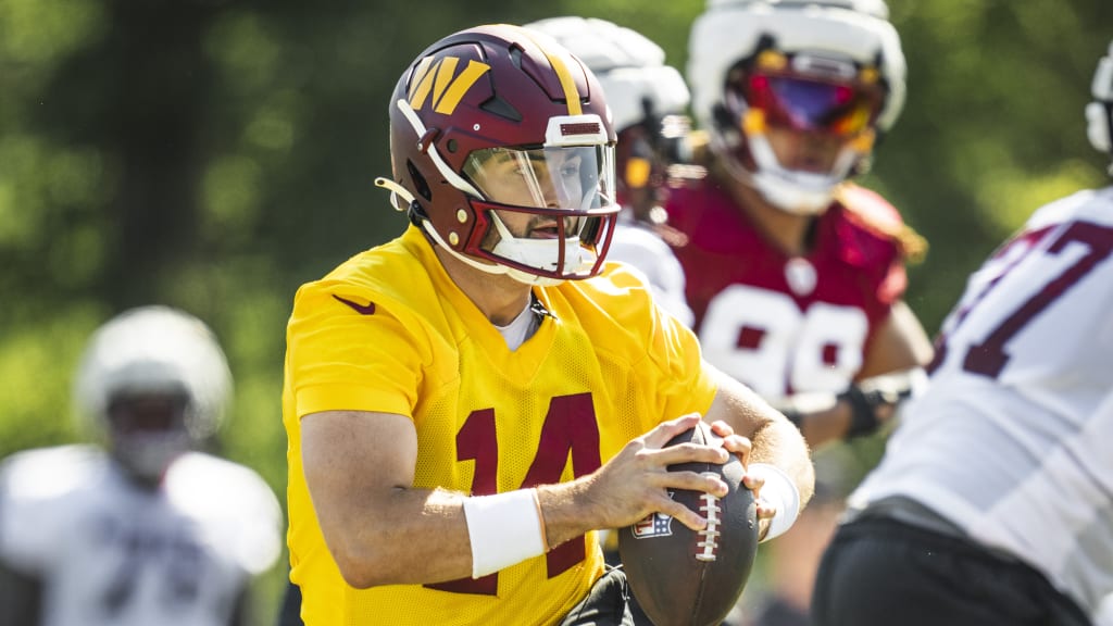 Washington Commanders Training Camp: First Padded Practice, Sam Howell  Watch No. 6, and Cody Barton