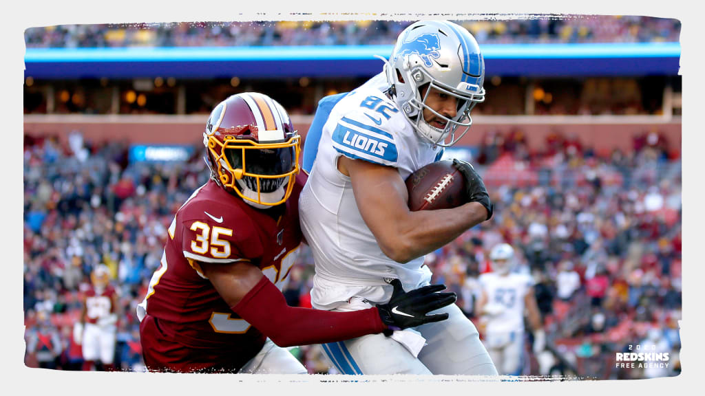 Detroit Lions vs. Washington Redskins. Fans support on NFL Game