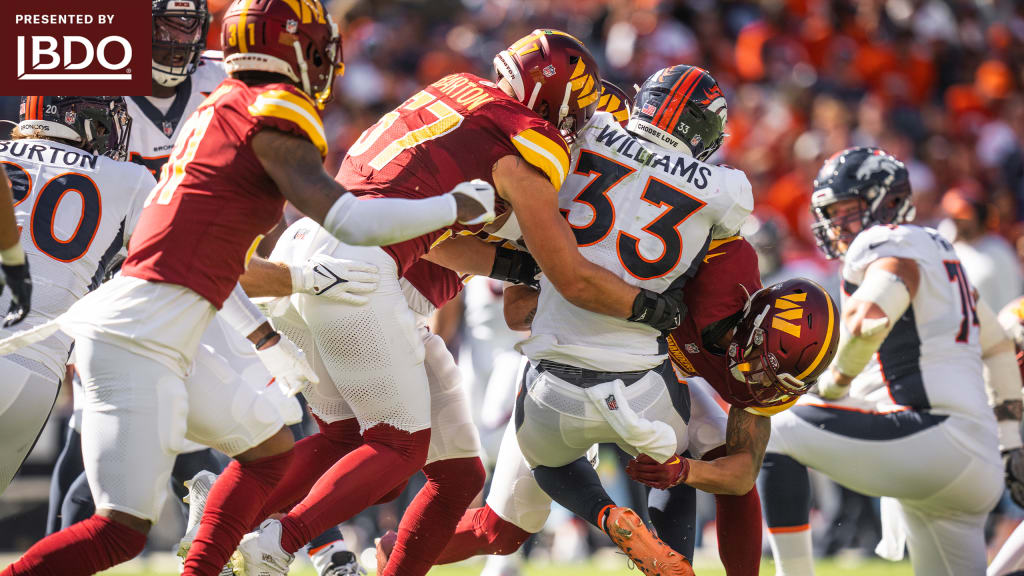 How it happened: Broncos blow 18-point lead, lose to Commanders 35-33 in  Week 2