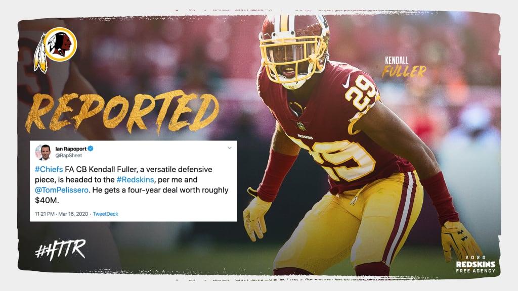 Redskins Agree To Terms With CB Kendall Fuller