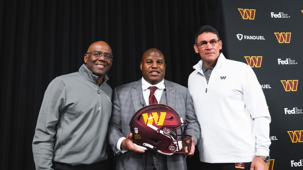 PRESS CONFERENCE: Martin Mayhew and Marty Hurney Join the Washington  Football Family