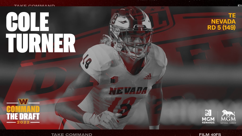 Round 5 - Pick 6: Cole Turner, TE, Nevada (Washington Commanders) : r/nfl