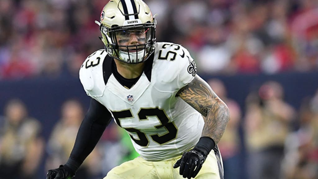 Saints' Anthony embracing linebacker shuffle, Laurinaitis