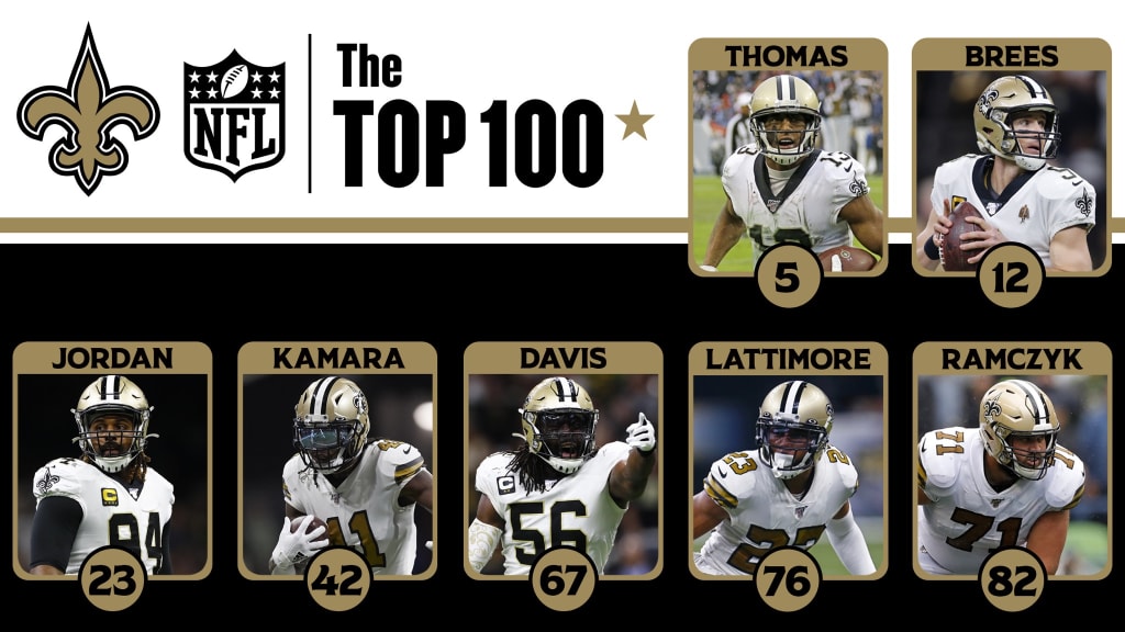 Summary: 7 Saints on NFL Network's Top 100 players list