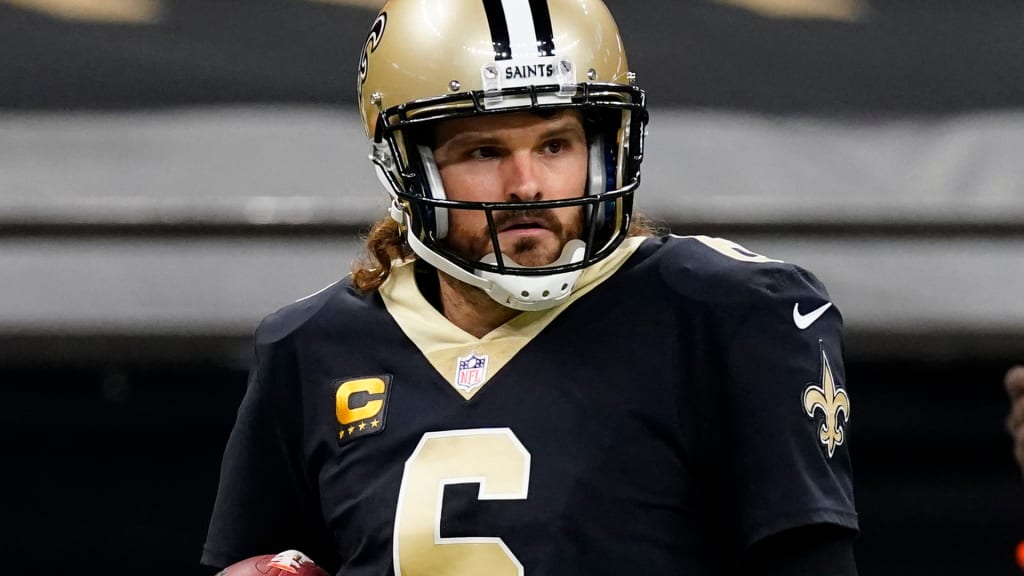 New Orleans Saints punter Thomas Morestead (6) punts the ball