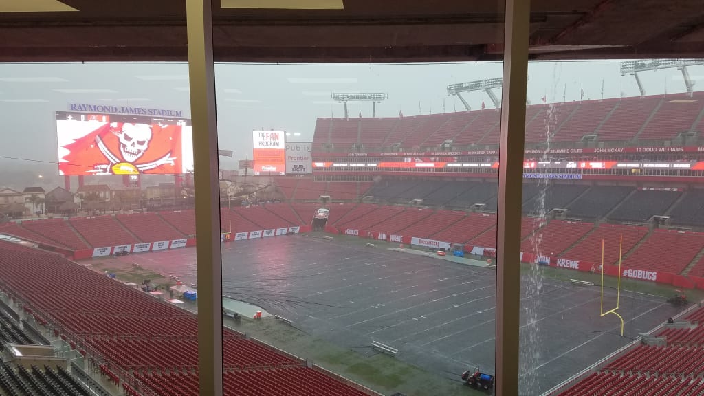 Buccaneers game to remain at Raymond James Stadium on Sunday