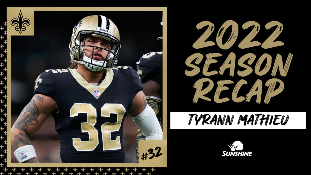 New Orleans Saints Tyrann Mathieu 91 Career high tackles this