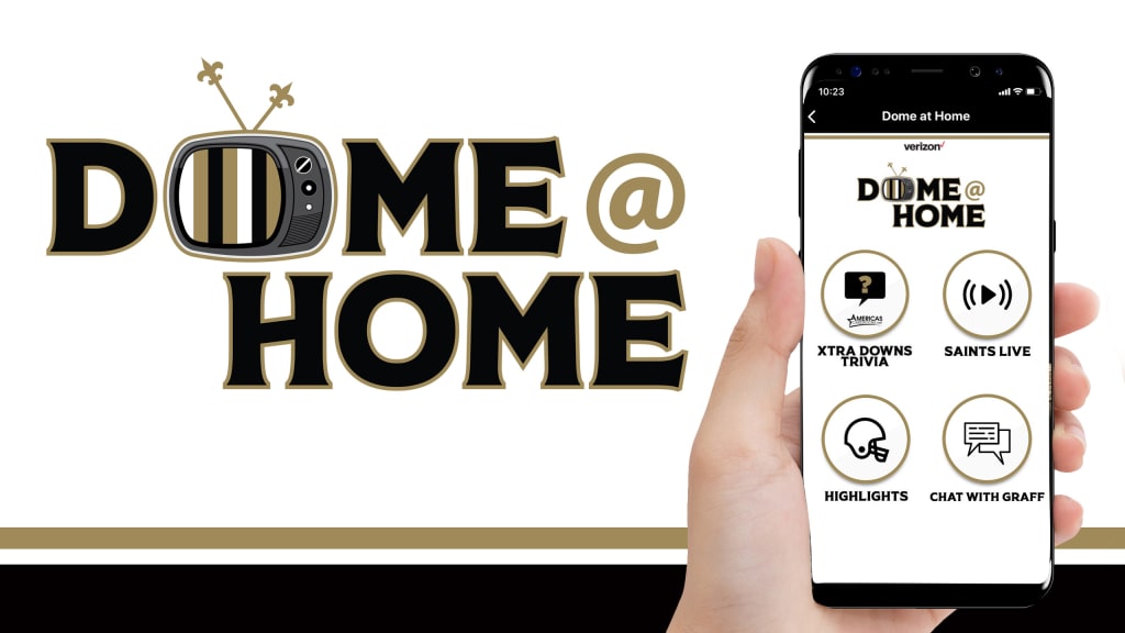 New Orleans Saints Use 'Dome at Home' to Bring Fans, Team Together