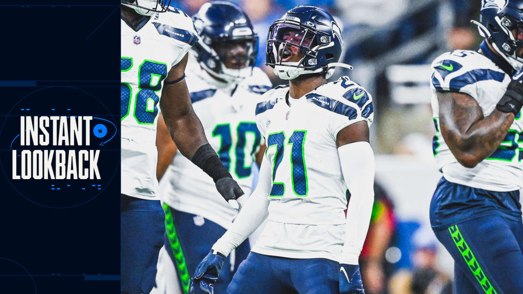 Rookie Devon Witherspoon scores on 97-yard pick six as Seahawks D