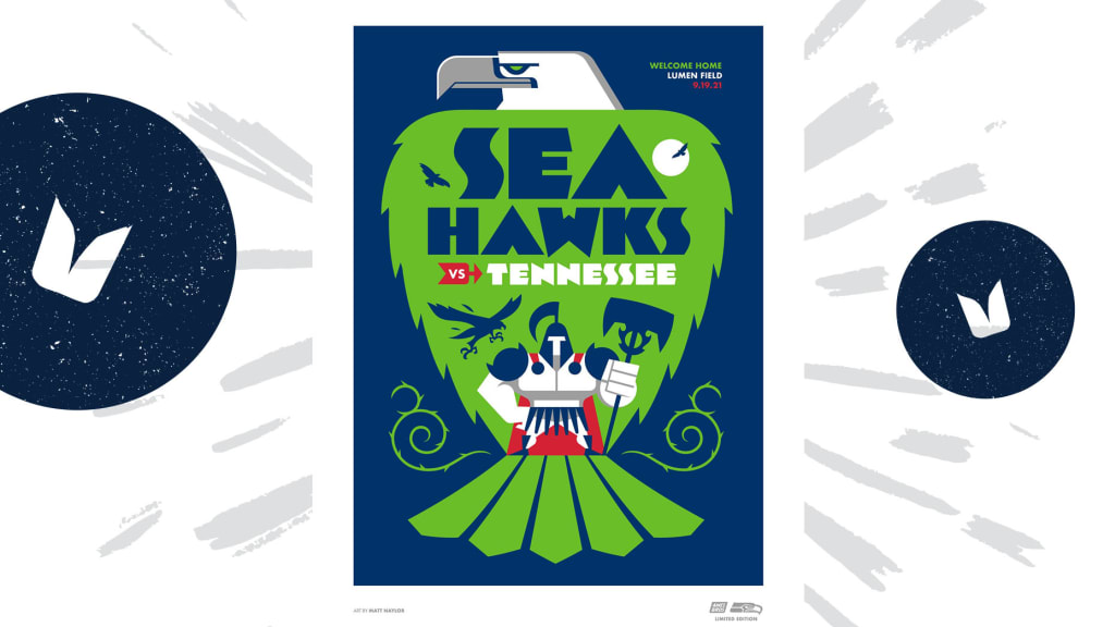 Seahawks Gameday Poster — Matt Naylor