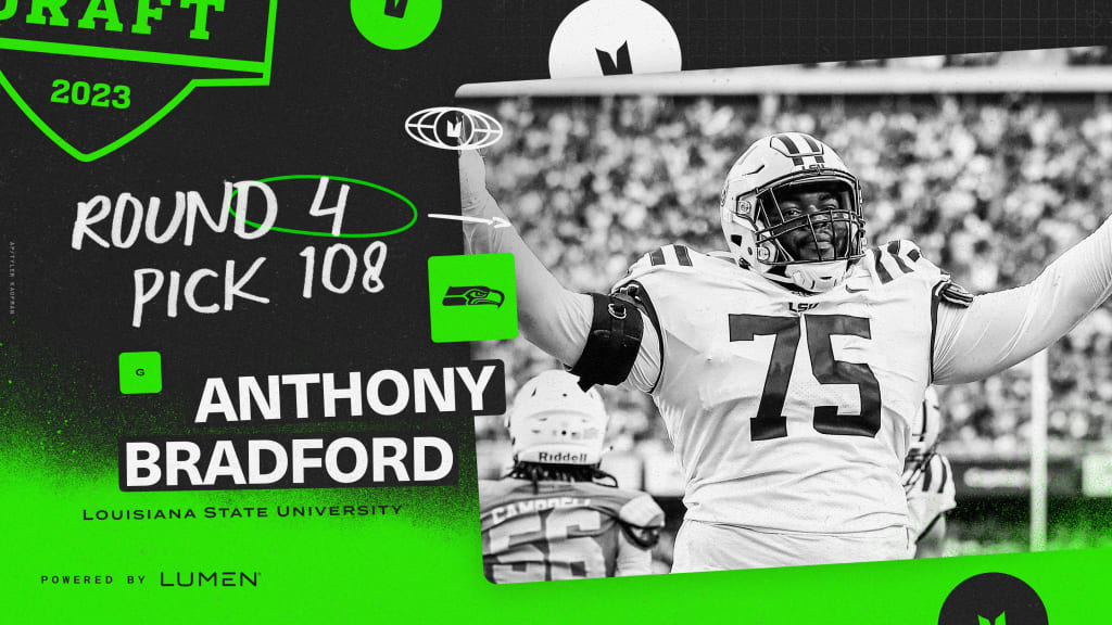 2023 NFL Draft: G Anthony Bradford, LSU, Pick No. 108